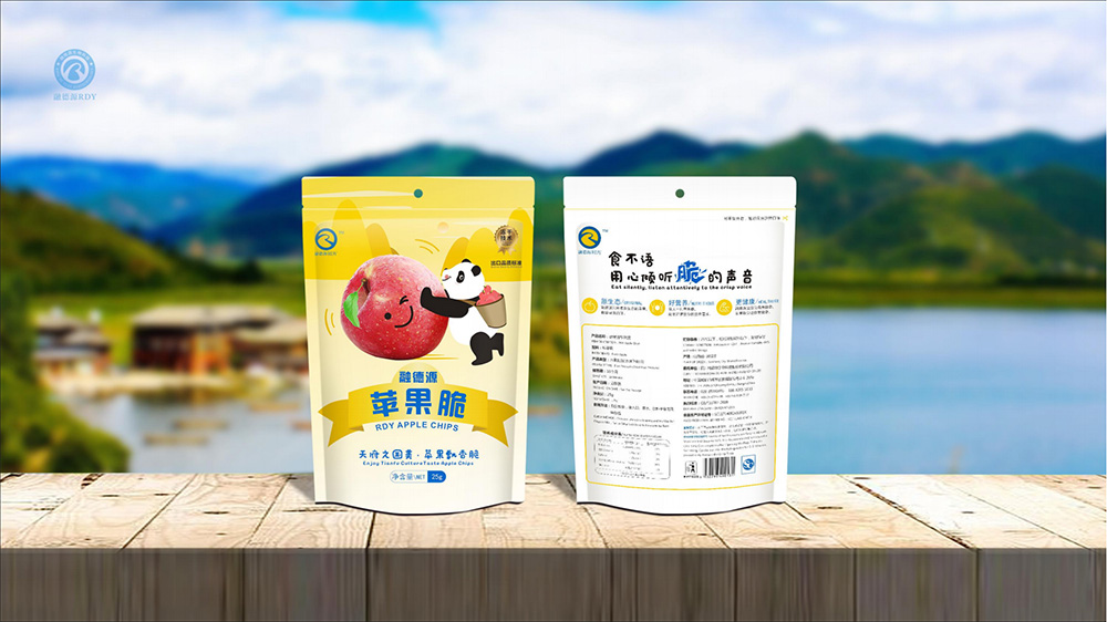 融德源冻干苹果包装设计